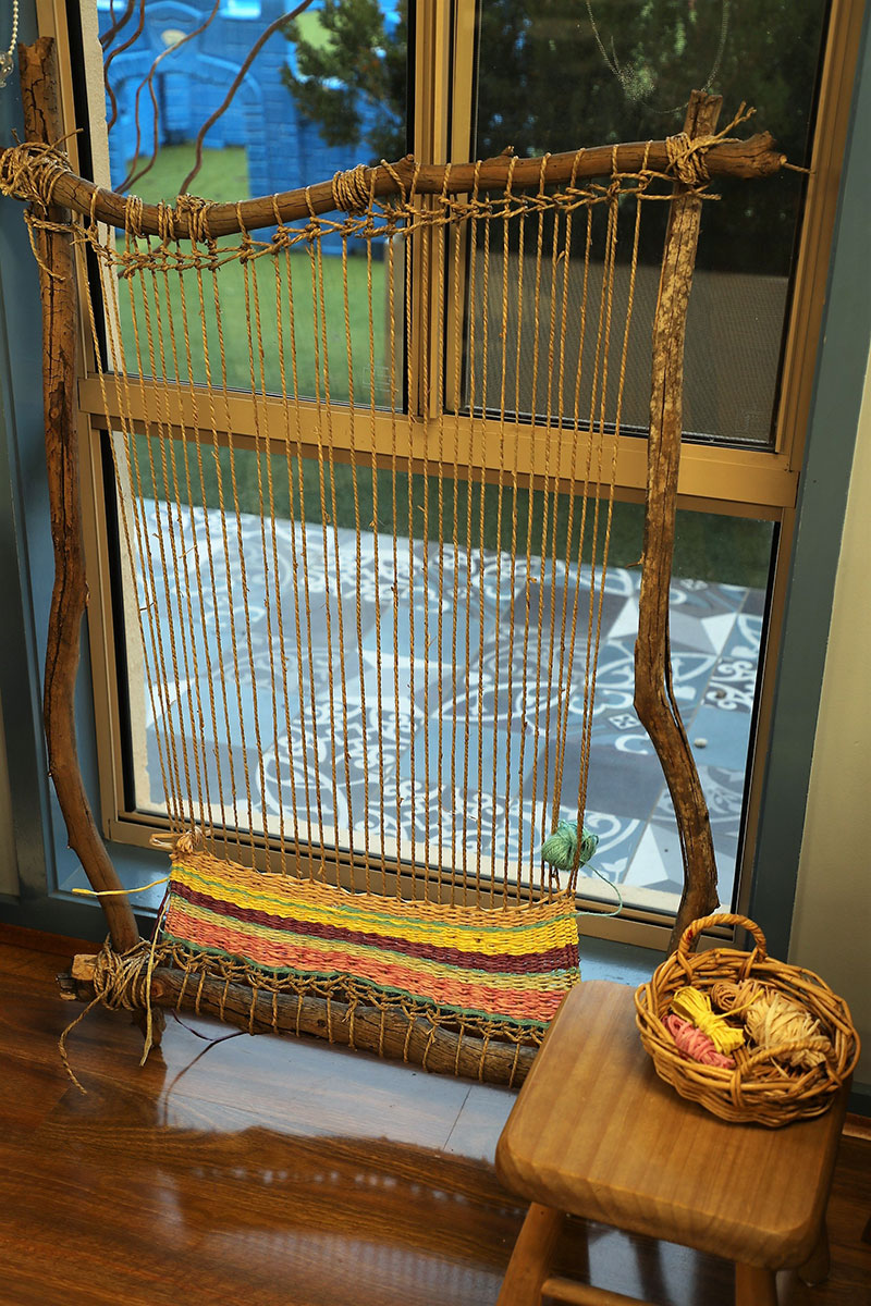 Deakin School Weaving